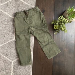 Circo pull on dark green pants
